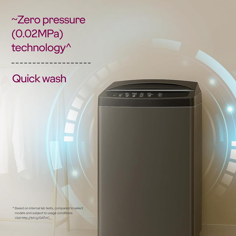 Godrej Smart Choice 7 Kg 5 Star, AI Tech, Fabrisafe Steel Drum, Magic Lint Filter, Fills Tub At ~0 Water Pressure, Fully-Automatic Top Load Washing Machine (WTEON ALP 70 5.0 FDUN GPGR, Graphite Grey)