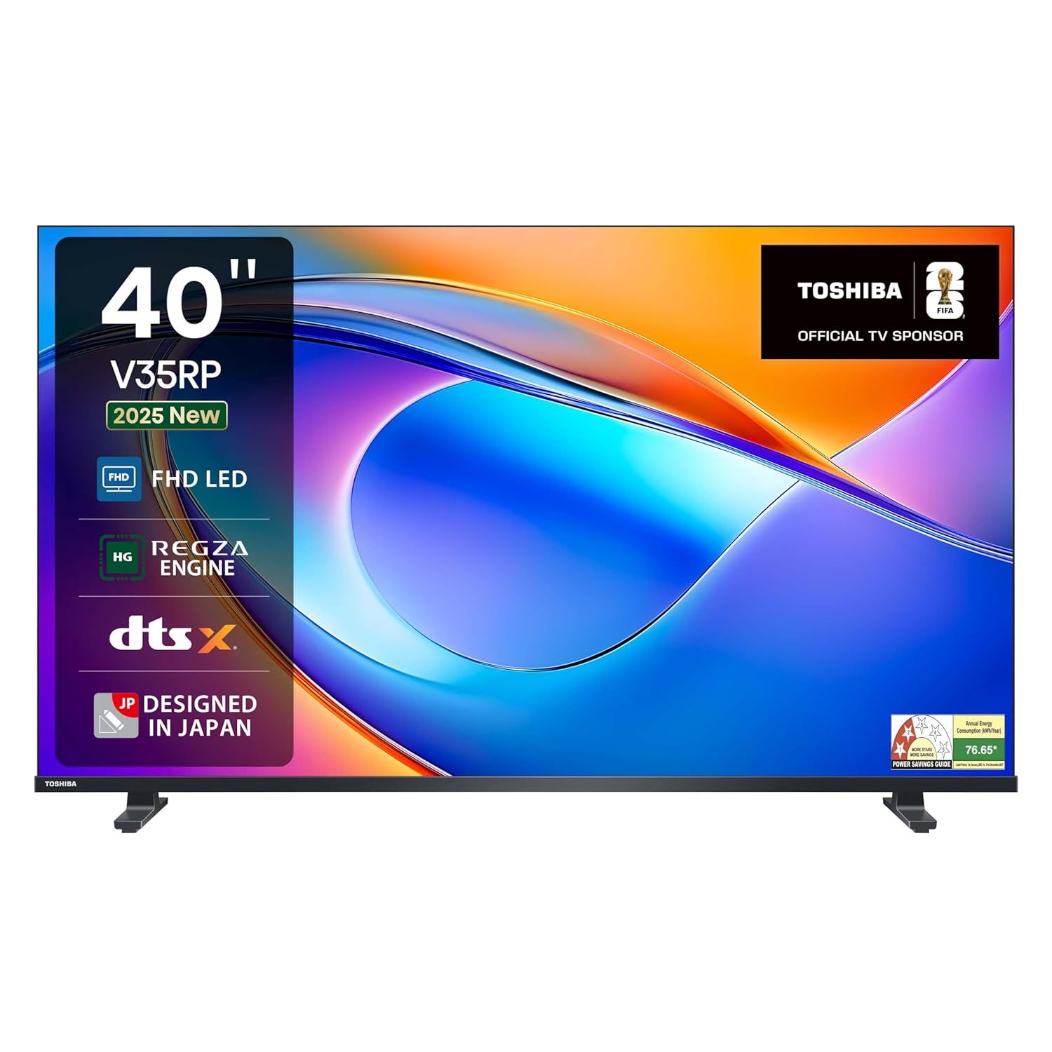TOSHIBA 100 cm (40 inches) V Series HD Ready Smart LED TV 40V35RP (Black)