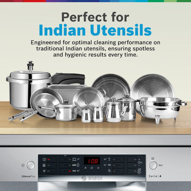 IFB 15 Place Settings with DeepClean® Technology Freestanding Dishwasher (Neptune VX15, Dark Silver, 70° Hot Water Wash with Hygienic Steam Drying, Perfect for Indian Utensils)