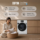 IFB 9 Kg 5 Star, DeepClean® Tech, AI Powered, WiFi, Fully Automatic Front Load Washing Machine (EXECUTIVE SXN 9014K CMS, PowerSteam®, 9 Swirl, Steam Refresh, Inbuilt Heater, Eco Inverter, Rich Silver)