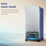 Haier 190 L 4 Star Direct Cool Single Door Refrigerator with Fast Ice Making, Easy Clean Back, Large Vegetable Box (HED-204TMIBA-N, Marine Ivy, Base Stand Drawer, )