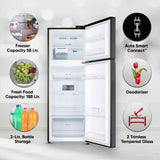 LG 246 L 3 Star Smart Inverter FrostFree Double Door Refrigerator 2023 Model GLS262SESX Ebony Sheen Convertible