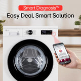 LG 7 Kg 5 Star Steam, Inverter Direct Drive Technology, 6 Motion DD, Fully-Automatic Front Load Washing Machine (FHB1207Z2WB, Dial + Full Touch Buttons & LED Display, Essence White)