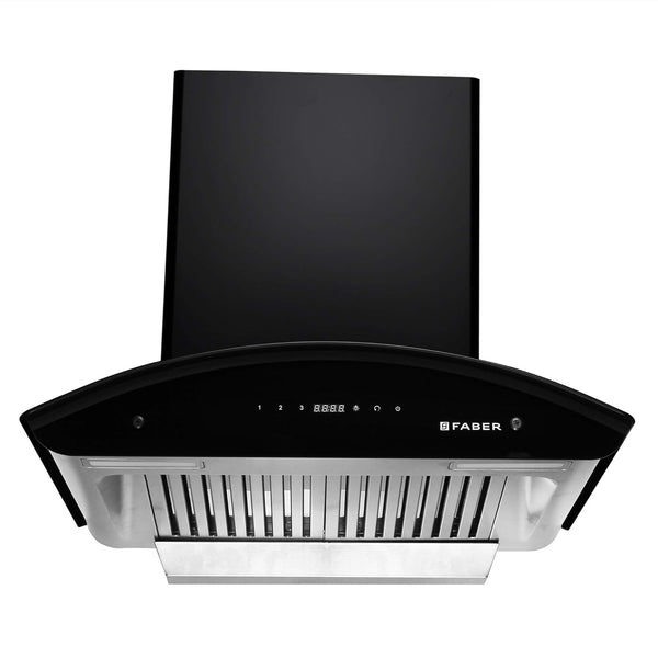 Faber 60 cm 1500 m³ /hr Autoclean Kitchen Chimney(HOOD PRIMUS PLUS ENERGY IN HCSC BK 60,Touch & Gesture Control,Black)