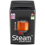 LG 9 Kg, 5 Star, Smart Inverter Technology, In-built heater with Steam, Fully Automatic Top Load Washing Machine (T90VBMB1S, Turbodrum, Stain Clean, LED Display, Smart Diagnosis, Middle Black)