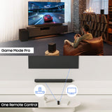Samsung 656 W 11.1.4 ch (HW-Q990D/XL) Wireless Dolby Atmos Soundbar with Subwoofer, Center/Up/Side Firing Speakers, Surround Sound, Built-in Alexa, AirPlay2, Wi-Fi, Bluetooth, HDMI (Graphite Black)