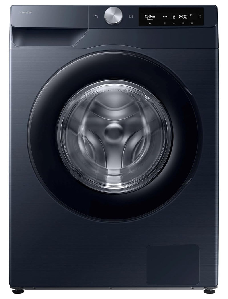 Samsung Smart Choice 9 kg, 5 Star, AI Control, AI Ecobubble, Super Speed, Wi-Fi, Hygiene Steam with Inbuilt Heater, Digital Inverter, Fully-Automatic Front Load Washing Machine (WW90DG6U24ASTL, NAVY)