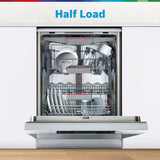 Bosch 15 Place Setting (fits up to 80 utensils) Free-Standing Dishwasher for Indian Utensils | Hygiene+ & Intensive Kadhai Program (SMS46KI03I, Silver Inox, Inbuilt Heater, Removes 99.9% Germs)