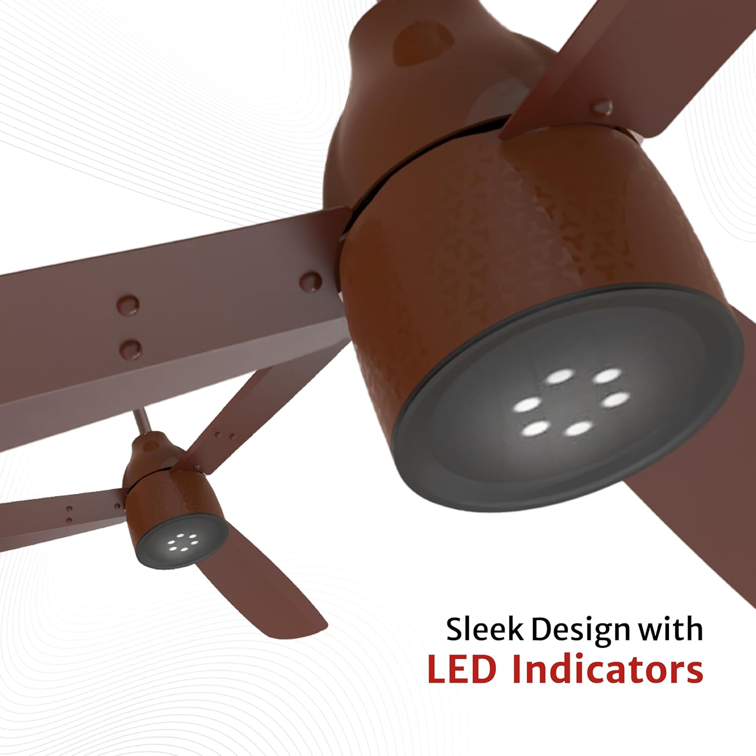 Pigeon Fantastic 1200mm BLDC Ceiling Fan with Remote | Energy Efficient Ceiling Fan Ceiling fan for Living Room High Air Delivery with LED Indicators