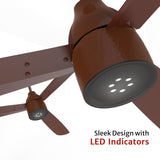 Pigeon Fantastic 1200mm BLDC Ceiling Fan with Remote | Energy Efficient Ceiling Fan Ceiling fan for Living Room High Air Delivery with LED Indicators