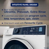 Electrolux 9 Kg/6 Kg Fully Automatic Front Load Washer Dryer Combo (UltimateCare 500, EWW9024P5WB, SensiCare System, White) | Open Box like New |