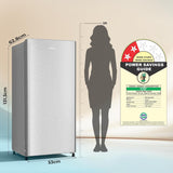 Haier 190 L 2 Star Direct Cool Single Door Refrigerator with Fast Ice Making, Easy Clean Back, Large Vegetable Box (HED-202TMSA-N, Moon Silver, 2026 Model)