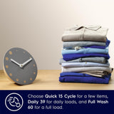 Electrolux 9kg 5 Star Front Load Washing Machine, AutoSense Technology, Full Load Vapour Wash, Hygienic Care, Woolmark, EcoInverter Motor, UltimateCare 500, EWF9024R5SB, Dark Silver