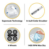 Whirlpool 7.5 kg 5 Star, Ace Wash Station Semi Automatic Top Load Grey (Touched Up)