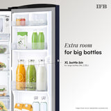 IFB 187L 5 Star Advanced Inverter Direct-Cool Single Door Refrigerator with 30 Hrs Cooling Retention, Big Vegetable Box & Base Stand (2026, IFBDC-213EYBNED, Divine Bliss Blue)