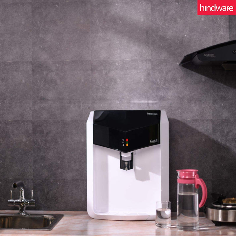 Hindware Elara Reverse Osmosis + RO+UV+UF+Mineral Fortification Water Purifier, 7 Litre (White & Black)
