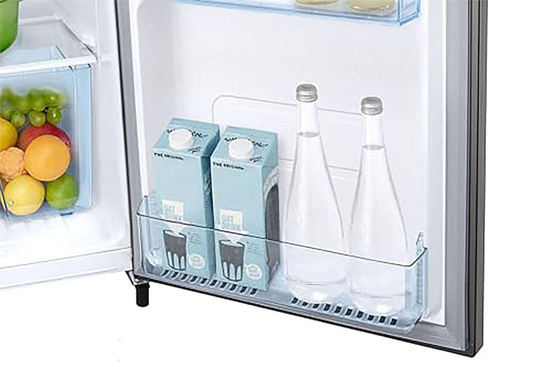 Samsung 223 L, 3 Star Inverter Direct-Cool Single Door Refrigerator (RR24C2723S8/NL, Silver, Elegant Inox)