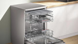 Bosch 15 Place Series-6 Settings free-standing Dishwasher 60 cm Brushed steel anti-fingerprint,with Wi-Fi Dishwasher, (SMS6HMI00I, Silver)