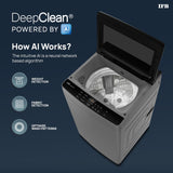 IFB 6.5 Kg 5 Star with Deep Clean® Technology, AI Powered, Fully Automatic Top Load Washing Machine (TL650MG1, ActivMix, Aqua Energie, Med Grey)