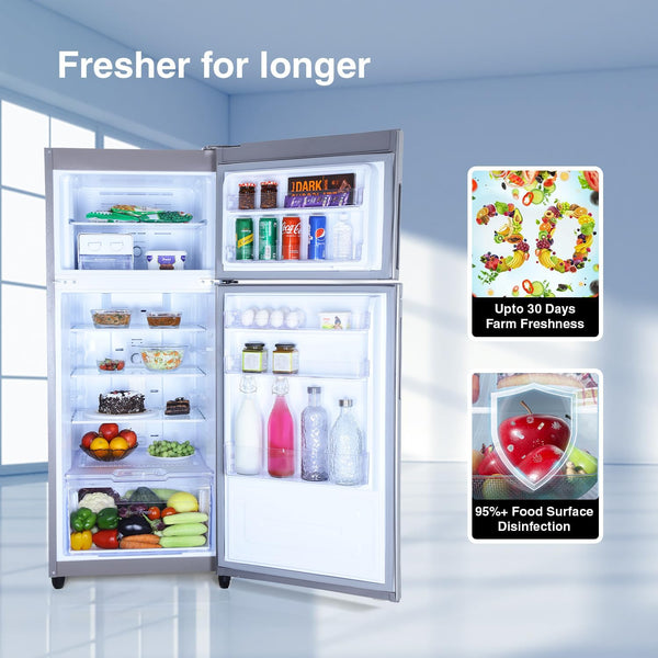 Godrej 223 L 2 Star Nano Shield Technology, Inverter Frost Free Double Door Refrigerator ( RF EON 244B RI )