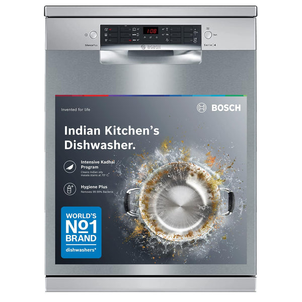 IFB 15 Place Settings with DeepClean® Technology Freestanding Dishwasher (Neptune VX15, Dark Silver, 70° Hot Water Wash with Hygienic Steam Drying, Perfect for Indian Utensils)