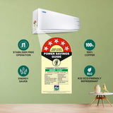 Blue Star 1.5 Ton 5 Star Inverter Split AC with 80 Months Warranty (Copper, Smart Ready, Convertible 5 in 1, Self Diagnosis, 2024 Model, IC518YNUR, White)