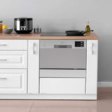 AmazonBasics 8 Place Setting Dishwasher (2021, Silver) ABDW2021002