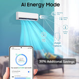 Samsung 1.5Ton 5Star,New Star rated, Bespoke AI Inverter Smart Split AC (Wifi, Energy Saving, Voice Control, Powerful Cooling, Copper, Digital Inverter, 4 Way swing, White,AR50H18D1NHNNA)
