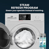 IFB 8 kg 5 Star with Steam Refresh program, 9 Swirl Wash, Eco Inverter, Touch Panel with AI Fully Automatic Front Load Washing Machine with In-built Heater White SENATOR GXN 8012