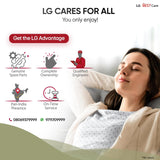 LG 1.5 Ton 3 Star, New star rated, Smart Inverter Split AC (Copper, AI Convertible 6-in-1, Faster Cooling & Energy Saving, Diet Mode+, HD Filter with Anti-Virus Protection,Him Clean, AS-Q18JNXE,White)