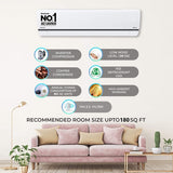 Panasonic 1.5 Ton 4 Star Wi-Fi Twin-Cool Inverter Split Air Conditioner CS/CU-WU18YKYXF, White)