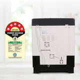 Samsung 8 kg, 5 star, Semi-Automatic Top Load Washing Machine (WT80C4200GG/TL, Air Turbo Drying, Light Gray)