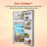 LG Smart Choice, 466 L, 1 Star, Convertible, Door Cooling+, Smart Inverter Compressor, AI ThinQ Wi-Fi, Frost Free Double Door Refrigerator (GL-T492NPZR, Shiny Steel, Express Freeze & Multi Air Flow)