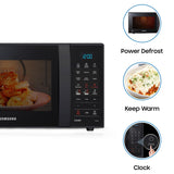 Samsung 21 L Convection Microwave Oven (CE73JD-B1/XTL, Black, Pre heat, Eco Mode, Power Defrost, Auto Cook, Wire Rack, 10 Year Warranty on Ceramic Enamel Cavity)