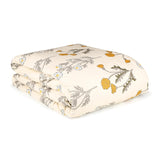 Livpure Smart Reversible AC Quilt Blanket Comforter King Size Biege Floral|90X86 Inches LSH-CFT-BEFLO-211