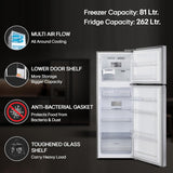LG 343 L 3 Star Frost-Free Smart Inverter Double Door Refrigerator (2023 Model, GL-S382SDSX, Dazzle Steel, Convertible with Express Freeze)
