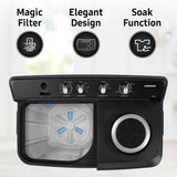 Samsung 10.5 kg, 5 star, Semi-Automatic Top Load Washing Machine (WT10C4260GG/TL, Air Turbo Drying)