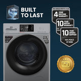 IFB 8 Kg 5 Star with 9 Swirl Wash, AI Powered, Wi-Fi, Fully Automatic Front Load Washing Machine (Senator MSN 8014, Steam Refresh Program with Eco Inverter, Metallic Silver)