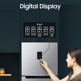 Samsung 301 L, 2 Star, Convertible 5-in-1 Digital Inverter with Display Frost Free Double Door Refrigerator (RT31H4522S9/HL, Silver, Refined Inox, 2026 Model)