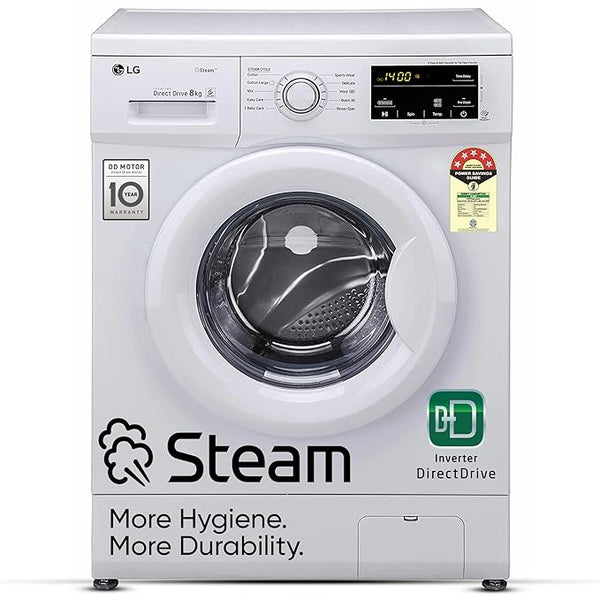 LG 8 Kg 5 Star Inverter Direct Drive Fully Automatic Front Load Washing Machine (FHM1408BDW)