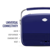 Saregama Carvaan Premium Hindi - Portable Music Player with 5000 Preloaded Songs, FM/BT/AUX (Royal Blue)