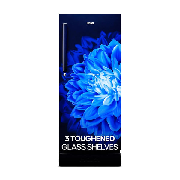 Haier 190 L, 5 Star, Direct-Cool Single Door Refrigerator (HED-205RG, Spiral Glass)