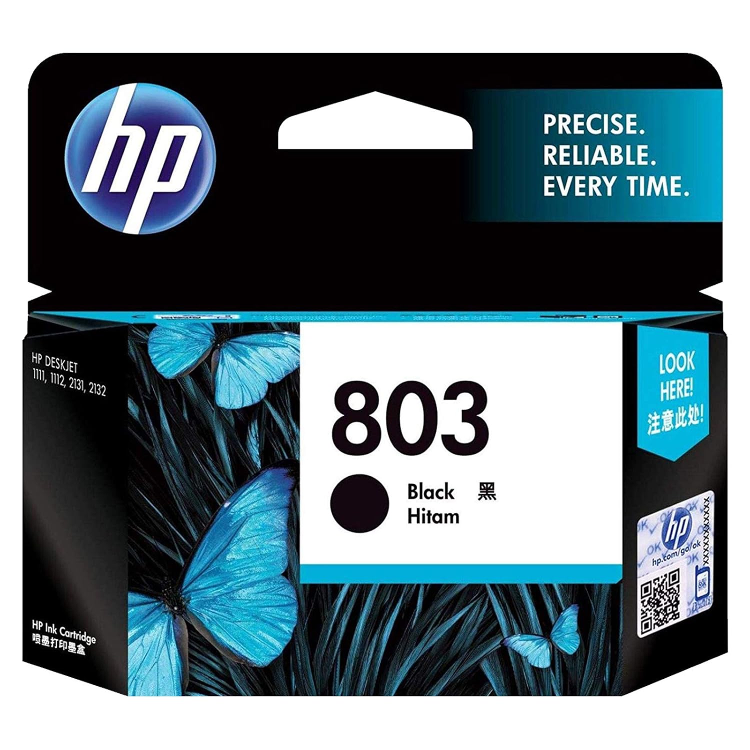 HP 803 Black Original Ink Cartridge