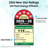 Samsung 189 L, 5 Star, Digital Inverter, Direct-Cool Single Door Refrigerator (RR21H2H25CU/HL, Camellia Blue, Base Stand Drawer, Single Touch Defrost, 2026 Model)