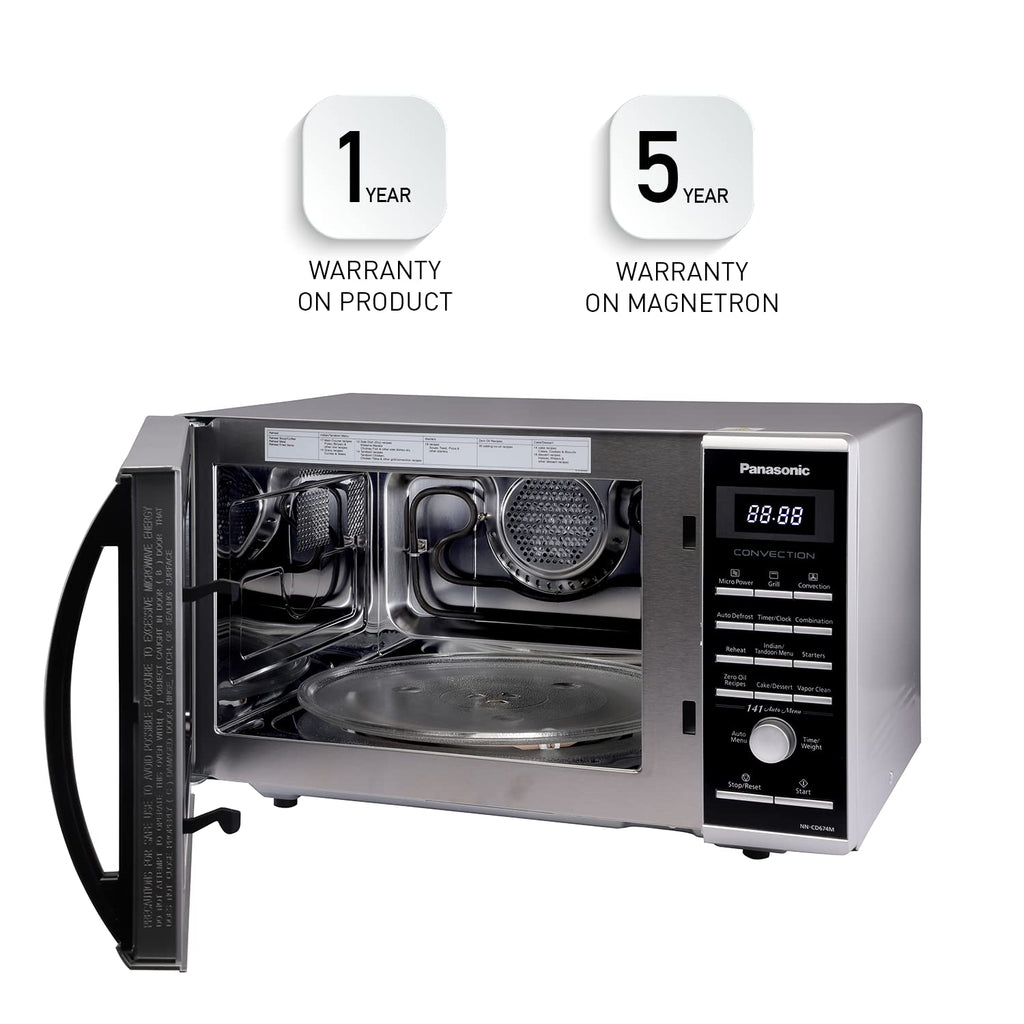 Buy Panasonic 27L Convection Microwave Oven(NNCD674M,Silver Online