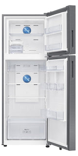 Samsung 330 L, 2 Star, Convertible 5-in-1, Digital Inverter, Frost Free Double Door Refrigerator (RT34DG5A2BS8HL, Elegant Inox, Silver)
