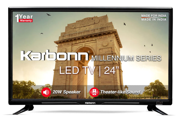 Karbonn 60 cm (24 inches) Millennium Series HD Ready LED TV KJW24NSHD (Phantom Black)