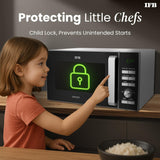 IFB 25L Solo Microwave Oven with 61 Auto Cook Menus (25PM2S, Silver, Easy to use Jog dial & Buttons, Mug Recipes, Steam Clean, Auto Reheat, Preset Timer, Power Save, Multi-Stage Cooking)