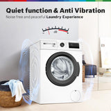 Bosch 8KG 5 Star Fully-Automatic Front Loading Washing Machine (WAJ28260IN,White,AI Active Water Plus,In-Built Heater)