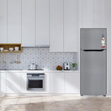 LG 288 L 2 Star Smart Inverter Frost-Free Double Door Refrigerator (GL-S322SPZY, Shiny Steel)